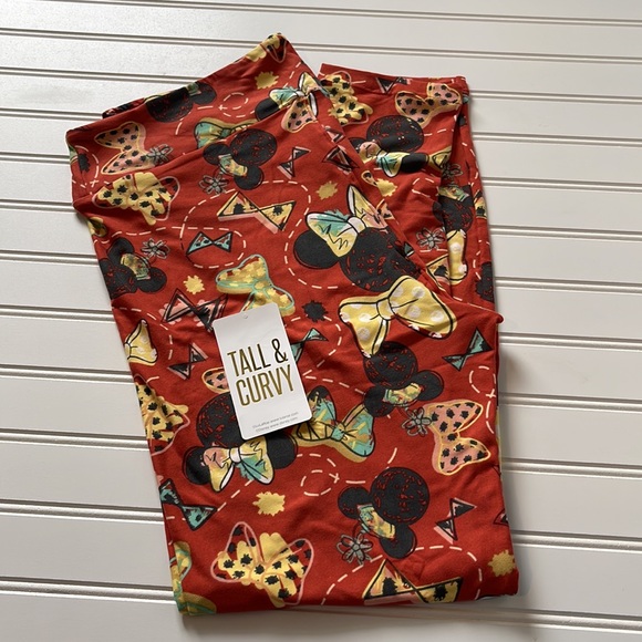 LuLaRoe Pants - LularoeTC leggings Disney Minnie Mouse NWT